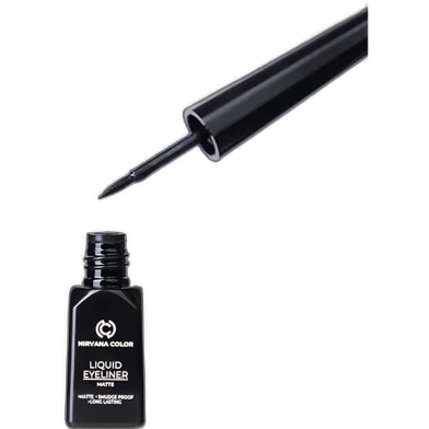 Nirvana Color Liquid Matte Eyeliner Deep Black 3ml image