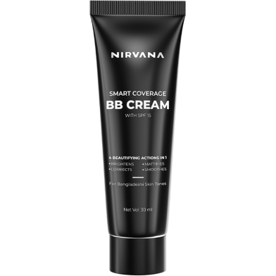 Nirvana Color Smart Coverage BB Cream With Spf 15 Medium 30 ml image