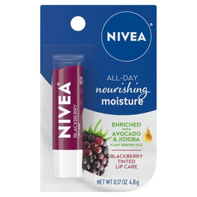 Nivea Blackberry Shine 24H Melt-In Mois. Lip Balm 5.5 ml (UAE) - 139701563 image