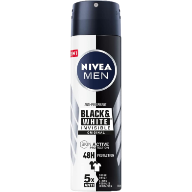 Nivea Body Spray Black and White 150 ml image
