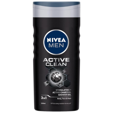 Nivea Men Active Clean Shower Gel 250 ml image