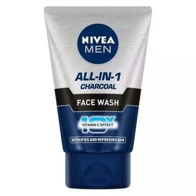 Nivea Men All In 1 Charcoal Face Wash (100 gm) image