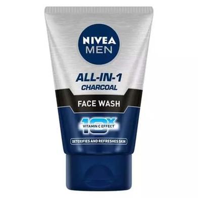 Nivea Men All in 1 Charcoal Face Wash (50 ml) image