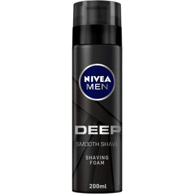 Nivea Men Deep Smooth Save Shaving Foam 200 ml image