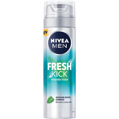 Nivea Men Fresh Kick Shaving Foam 200 ml image