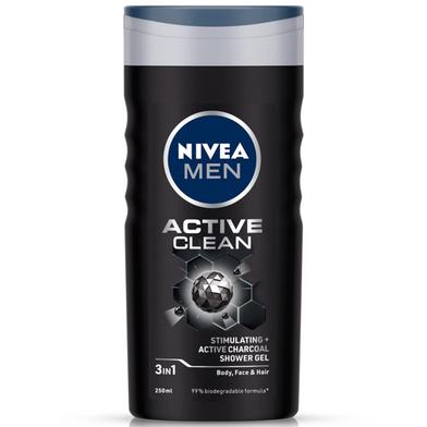 Nivea Men Shower Gel Active Clean (250 ml) image