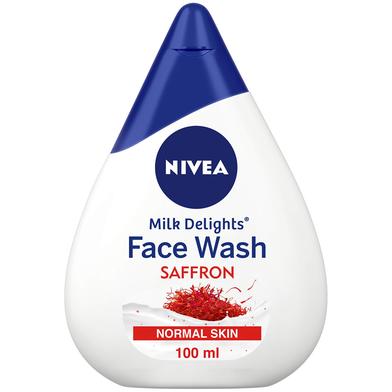 Nivea Milk Delights Face Wash Saffron (100 ml) image