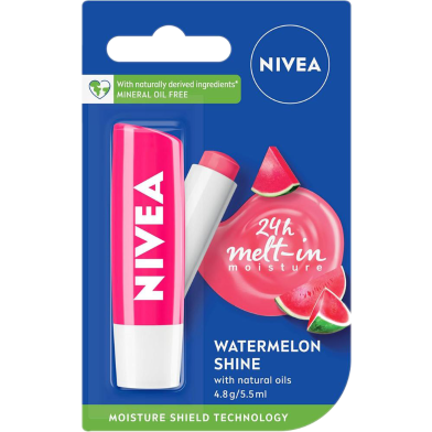 Nivea Strawberry Shine With Natural Oils Lip Balm (5.5ml) image