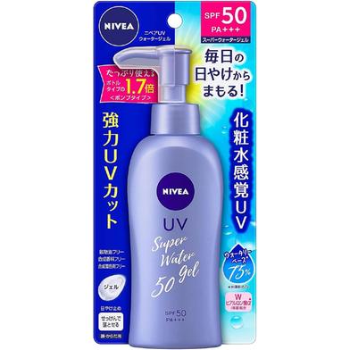 Nivea Sun Protect Super Water Gel Sunscreen Pump Bottle SPF50 PA 140g image