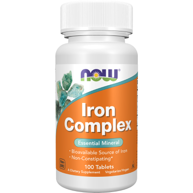 Now Foods Iron Complex 100 Tablets image