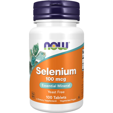 Now Foods Selenium 100 mcg 100 Tablets image