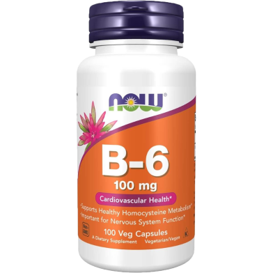 Now Foods Vitamin B6 100mg Capsule image