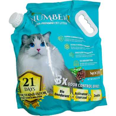 Number 1 Ultra-premium Cat litter Mocha 6 kg (13.2LB) image
