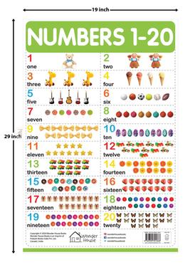 Numbers 1-20 - My First Early Learning Wall Chart image