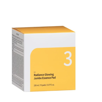 Numbuzin No. 3 Radiance Glowing Jumbo Essence 70Pcs Pad -150ml image