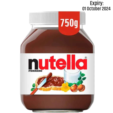 Nutella Hazelnut Chocolate Spread Jar (750gm) image