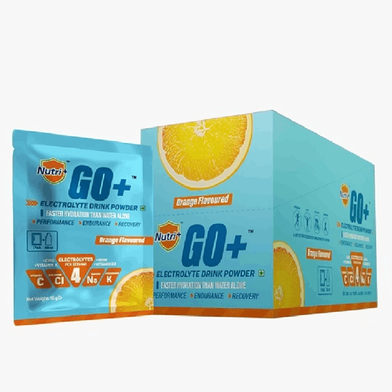 Nutri Plus Go Plus Electrolyte Drink Powder Orange Flavoured 15 gm image