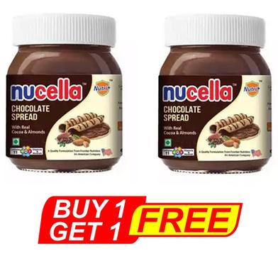 Nutri Plus Nucella Plus Chocolate Bread Spread (Cocoa and Almonds) 400gm (BUY1 GET1 FREE) image
