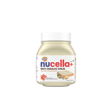Nutri Plus Nucella Plus White Chocolate Bread Spread (Cashewnut and Milk) 230gm image