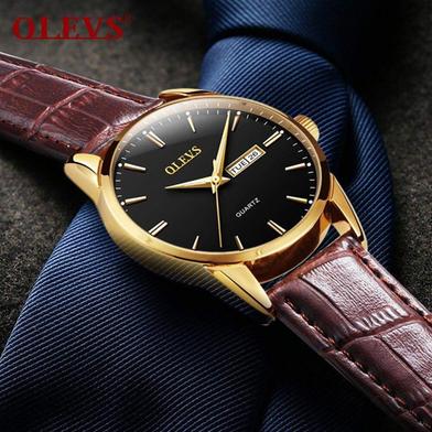 OLEVS China Quartz Watch Auto Date Week Fashion Watch For gents Wrist Watches image