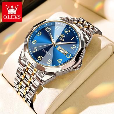 OLEVS Fashion Cheap Business Quartz Watches For Men And Women image