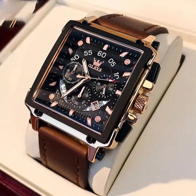 OLEVS New Square Fashion Watches for Men image