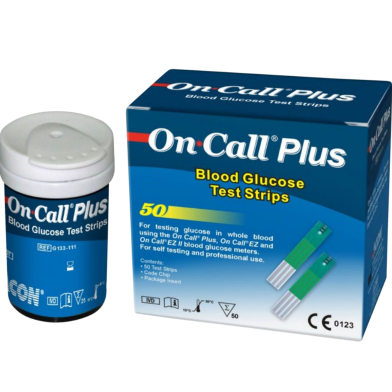 ON CALL PLUS Blood Glucose Test Strips 50 Pcs image