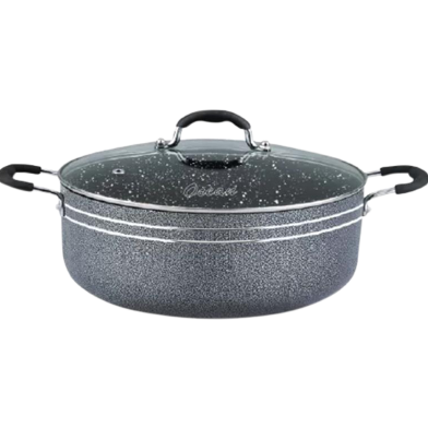 Ocean Non Stick Stone Coating Cooking Pot 28cm, W/G Lid, Shallow image