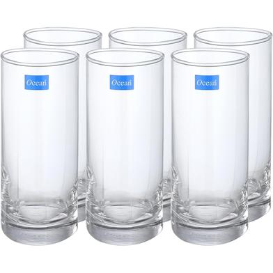 Ocean Trinity Tumbler Hi-Ball 380ml 6 Pcs Set - 9813 image