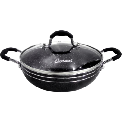 Ocean Wok Non Stick Stone Coating W/G Lid - ONW24SC image