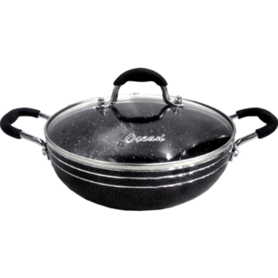 Ocean Wok Non Stick Stone Coating W/G Lid - ONW22SC image