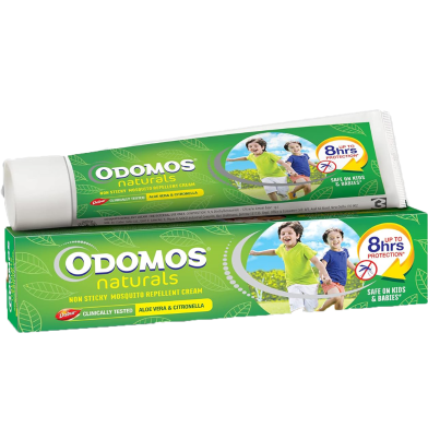 Odomos Mosquito Repellent Non-Sticky Cream With Aloe Vera and Citronella 100 gm image