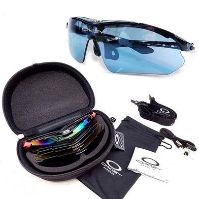 Okley 0089 Sunglass With 5 Polarized Lenses Power Glass Frame and