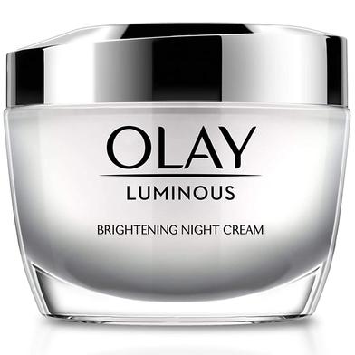 Olay Night Cream Luminous Brightening Night Moisturiser 50 gm image