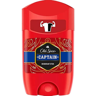 Old Spice Captain 0 percent Aluminium Salts Stick Deodorant 50 ml image