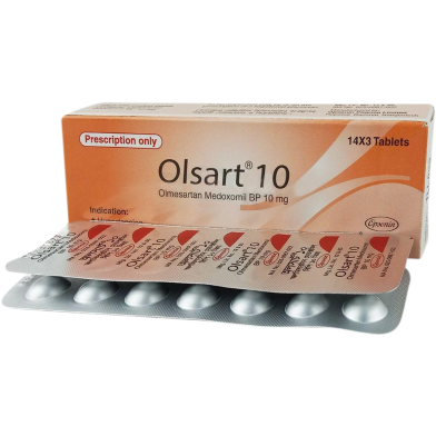 Olsart 10mg Tablet 14's Strip image