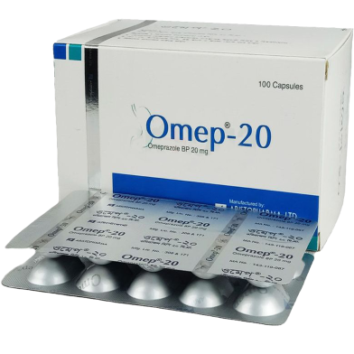 Omep 20 mg - 10's Strip Capsule image