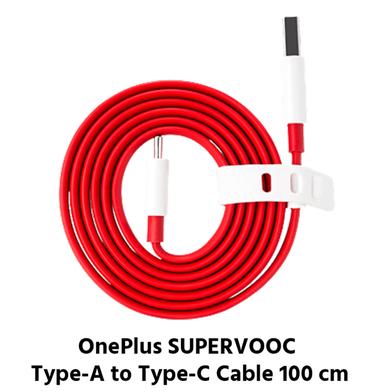 OnePlus SUPERVOOC Type-A to Type-C Cable (100cm)- White image