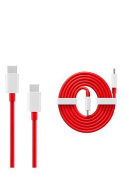 OnePlus SUPERVOOC Charge Type-C to Type-C Cable (100cm)- White image