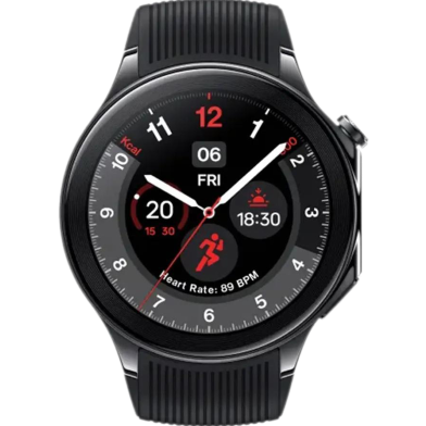 OnePlus Watch 2 BT Calling 1.43 inch AMOLED 1000 nits 5ATM GPS With 32GB ROM/2GB RAM and Wear OS SmartWatch - Black image