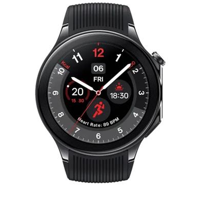 OnePlus Watch 2 BT Calling 1.43 inch AMOLED 1000 nits 5ATM GPS With 32GB ROM/2GB RAM and Wear OS SmartWatch - Black image