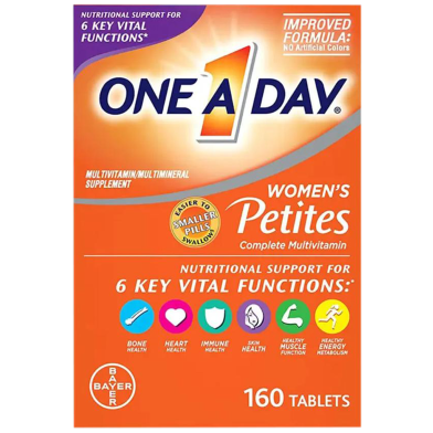 One A Day Womens Petites Multivitamin 160 Count image