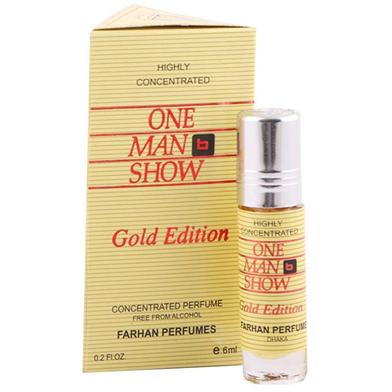 One Man Show Gold Edition Highly Concentrated Perfume -6ml (Unisex) image