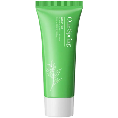 One Spring Green Tea Facial Cleanser Refreshing Moisturizing Skin Care -100gm image
