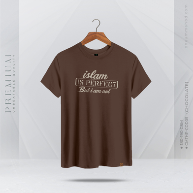 One Ummah BD Mens Premium T-Shirt - Islam Is Perfect But I am Not image