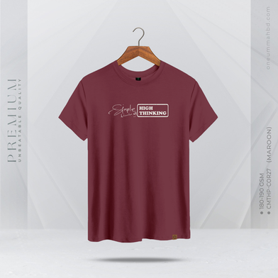 One Ummah BD Mens Premium T-Shirt - Simple living high thinking image