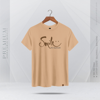 One Ummah BD Mens Premium T-Shirt - Smile it’s sunnah image