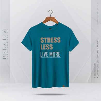 One Ummah BD Mens Premium T-Shirt - Stress Less, Live More image