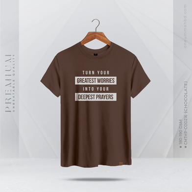 One Ummah BD Mens Premium T-Shirt - Turn Your Greatest Worries Into Your Deepest Prayer image