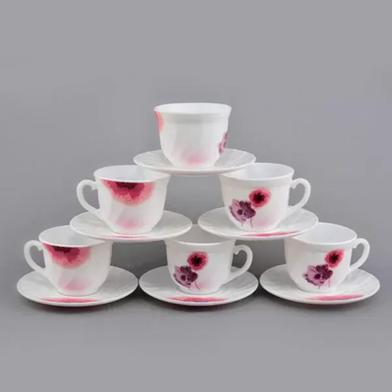 Opal Glass Cup And Saucer image
